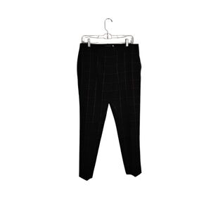 Tommy Hilfiger Women's Navy, Red,Gold Window-Pane Pant. Size 6 NWOT